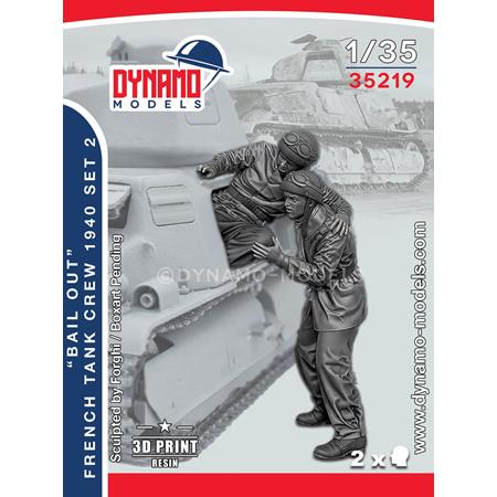 1940 French Tank Crew Bail Out - Last Cover Set 2