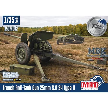 French Anti-Tank Gun 25mm S.A 34 Type II Premium