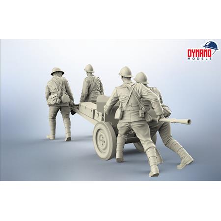 French Anti-Tank Gun 25mm S.A 34 Type I Deluxe