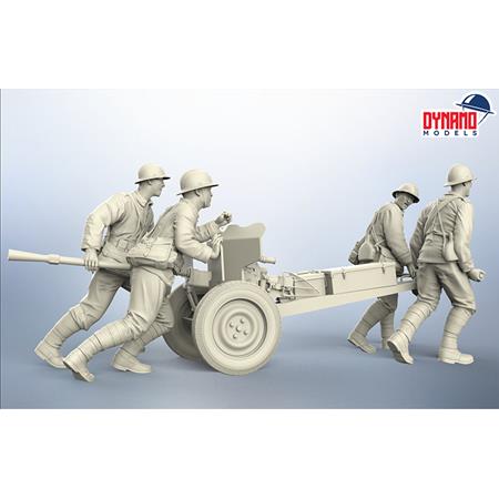 French Anti-Tank Gun 25mm S.A 34 Type I Deluxe