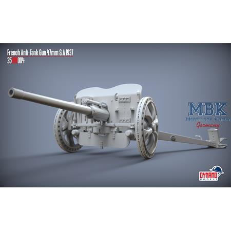 French Anti-Tank Gun 47mm S.A 37 Standard
