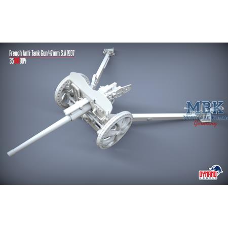 French Anti-Tank Gun 47mm S.A 37 Standard