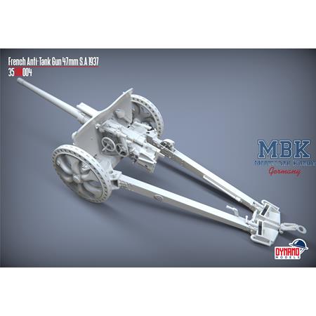 French Anti-Tank Gun 47mm S.A 37 Standard