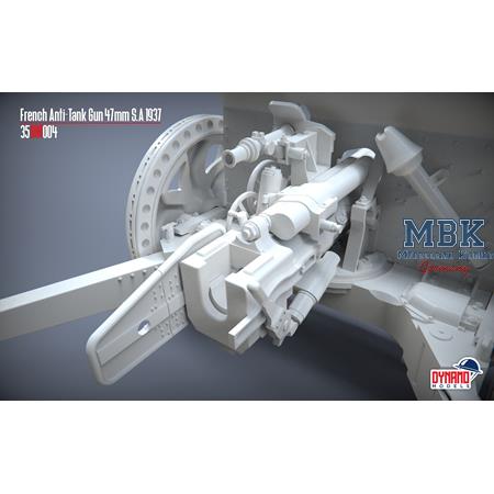 French Anti-Tank Gun 47mm S.A 37 Standard