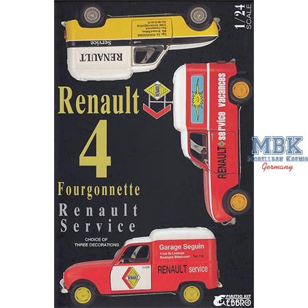 Renault 4 Fourgonnette Service Car 1/24