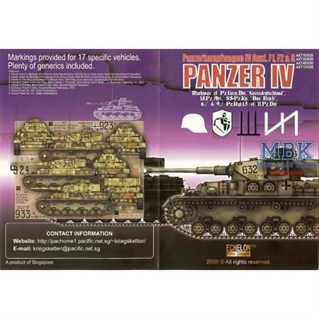 GD, 18.PzAbt, 11.PD & \"Das Reich\" Panzer IVs (Au