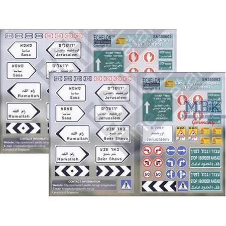 Road & Traffic Signs (IDF related) (2-in-1 pack)