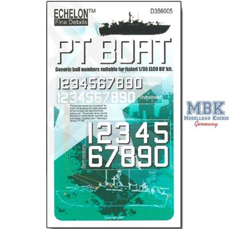 PT Boat Generic Hull Numbers (Elco 80)