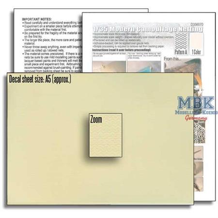 Modern Camouflage Netting - Pattern A (Tan)