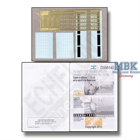 generic IDF Registration Plates & Numbers