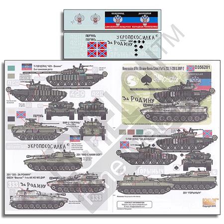 Novorossian AFVs Pt 5: T-72B1(ERA),2S1 & BMP-2