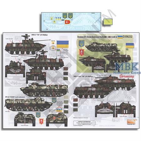 Ukrainian AFV´s Pt 10 BMD1,BMD2 & MT-LB