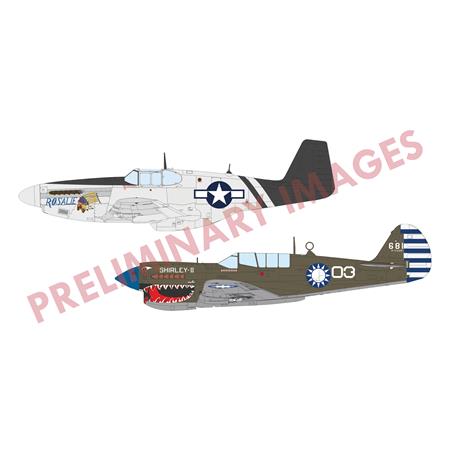 Sharks and Stallions Dual Combo (P-40N and P-51B)
