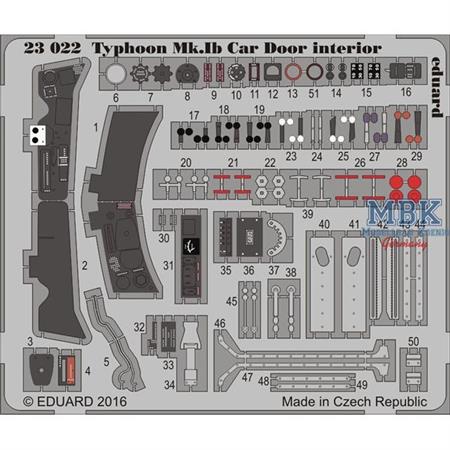 Typhoon Mk. Ib Car Door Interior