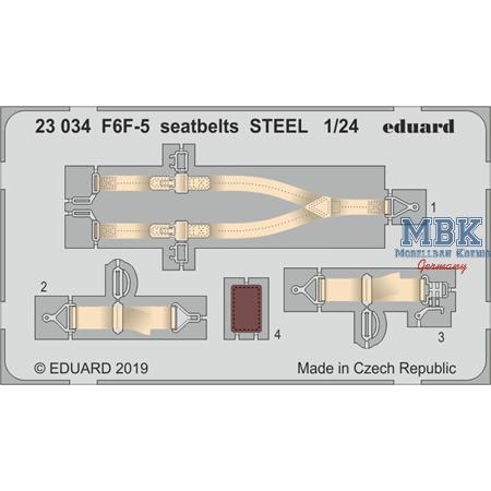 Grumman F6F-5 Hellcat seatbelts STEEL