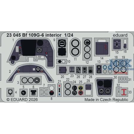 Messerschmitt Bf-109G-6 interior 1/24