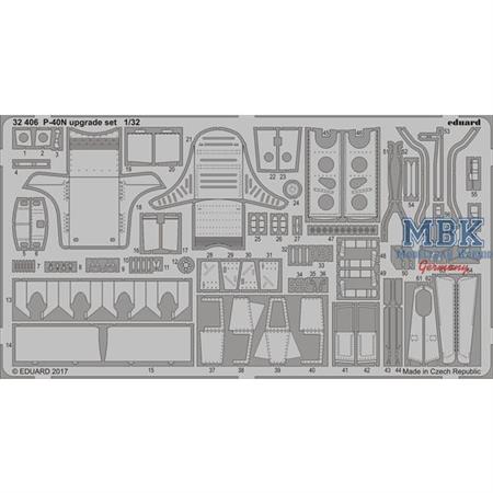 P-40N upgrade set  1/32