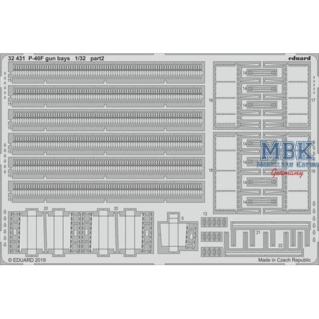 P-40F gun bays 1/32