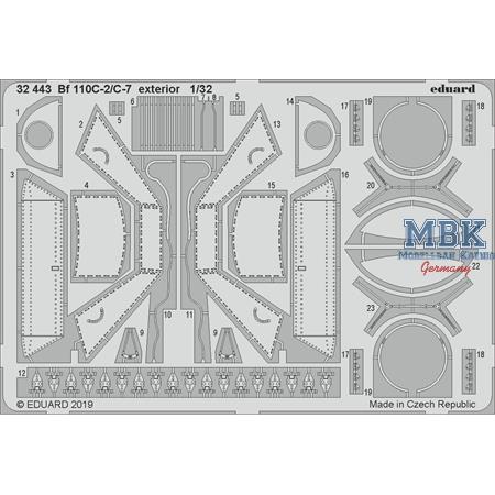 Bf 110C-2/C-7 exterior 1/32