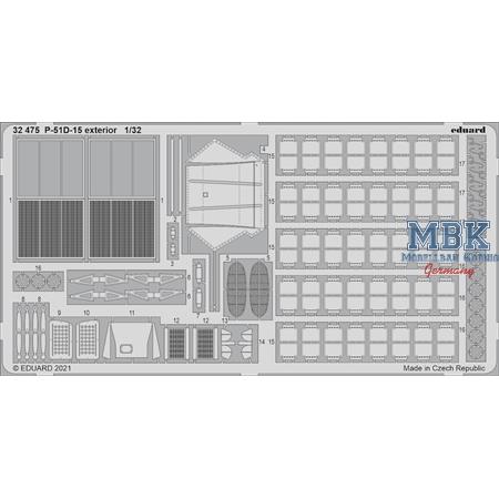 North-American P-51D-15 Mustang exterior 1/32