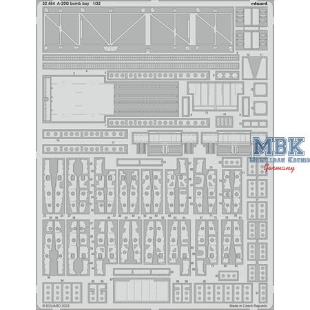 Douglas A-20G Havoc bomb bay 1/32