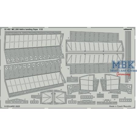 Macchi MC.205 Veltro landing flaps 1/32