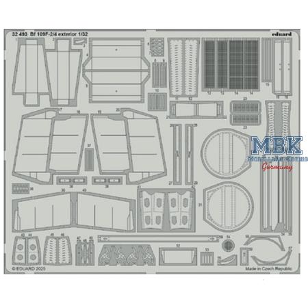 Messerschmitt Bf-109F-2/4 exterior 1/32