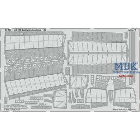 Macchi C.200 Saetta landing flaps 1/32