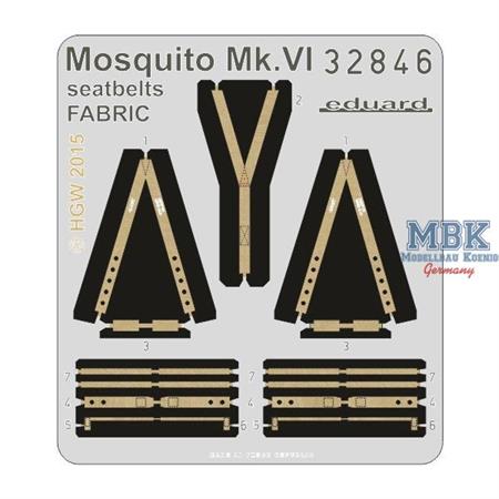 Mosquito Mk.VI seatbelts FABRIC