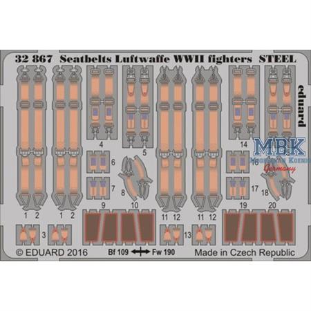 Seatbelts Luftwaffe WWII Fighters STEEL