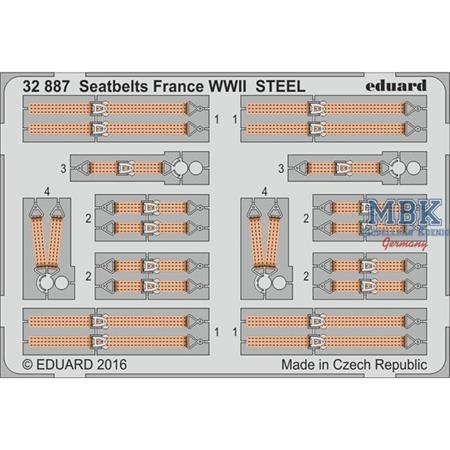 Seatbelts France WWII  STEEL  1/32