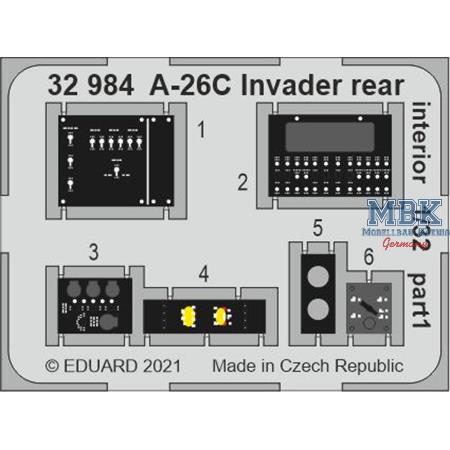 Douglas A-26C Invader rear interior 1/32