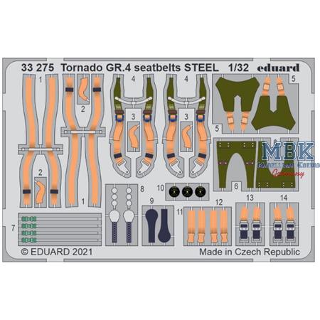 Panavia Tornado GR.4 seatbelts STEEL 1/32