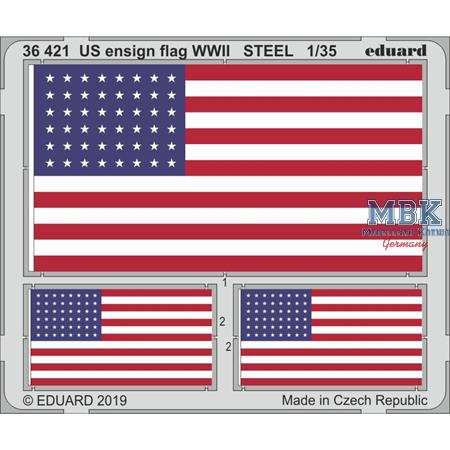 US ensign flag WWII STEEL 1/35