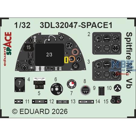 Supermarine Spitfire Mk.Vb SPACE 1/32