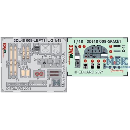 Il-2 Stormovik SPACE-3D Decals + etched parts