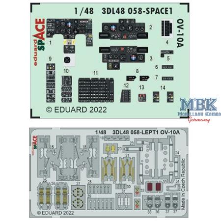 OV-10A Bronco SPACE 1/48 -3D Decals + PE