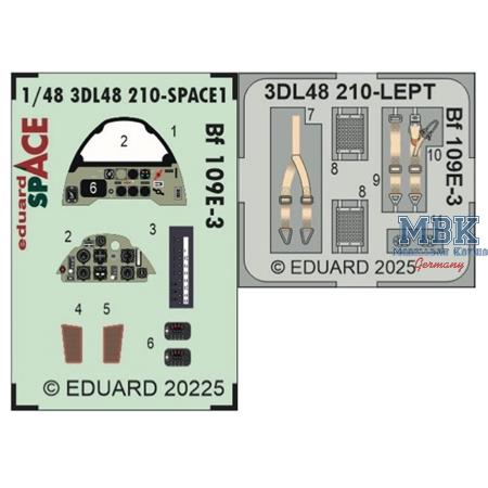 Messerschmitt Bf-109E-3 SPACE 1/48