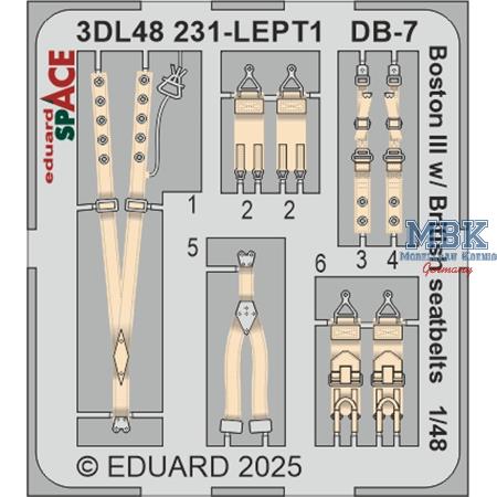 Douglas Boston III/US DB-7B w/ UK seatbelts SPACE