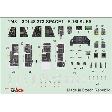 General Dynamics F-16I SUFA SPACE 1/48