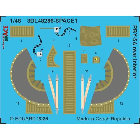 Consolidated PBY-5A interior SPACE  1/48