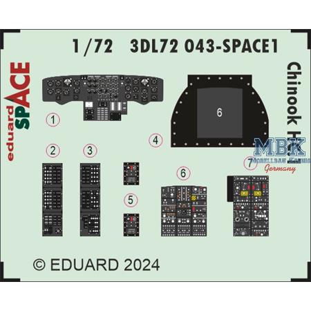 Boeing Chinook HC.1 SPACE 1/72