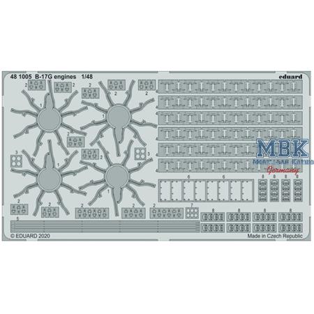 Boeing B-17G engines 1/48