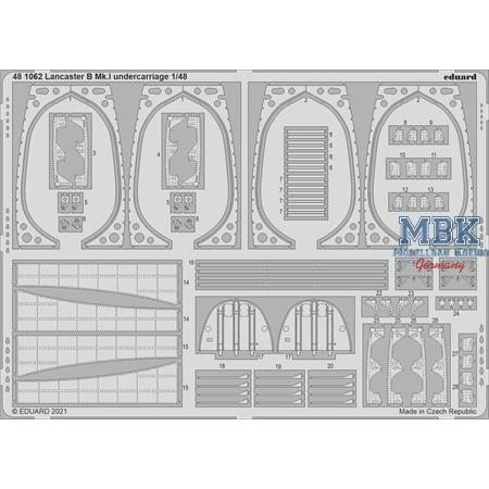 Avro Lancaster B Mk. I undercarriage 1/48