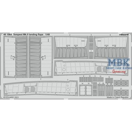 Hawker Tempest Mk. II landing flaps 1/48