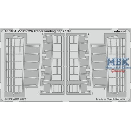 Zlín Z-126/Z-226 Trener landing flaps 1/48