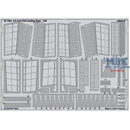 Ilyushin Il-2 mod. 1943 landing flaps 1/48