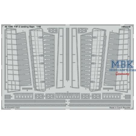 Grumman F4F-3 Wildcat landing flaps 1/48