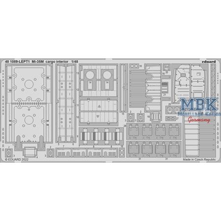Mil Mi-35M cargo interior 1/48