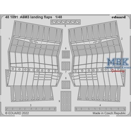 Mitsubishi A6M3 Zero landing flaps 1/48